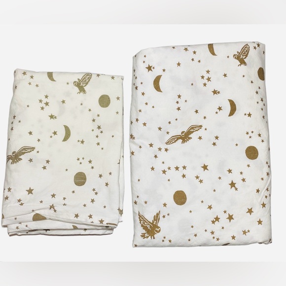 Pottery Barn Other - Harry Potter Enchanted Night Sky Flat Top Sheet pillowcase Pottery Barn Twin